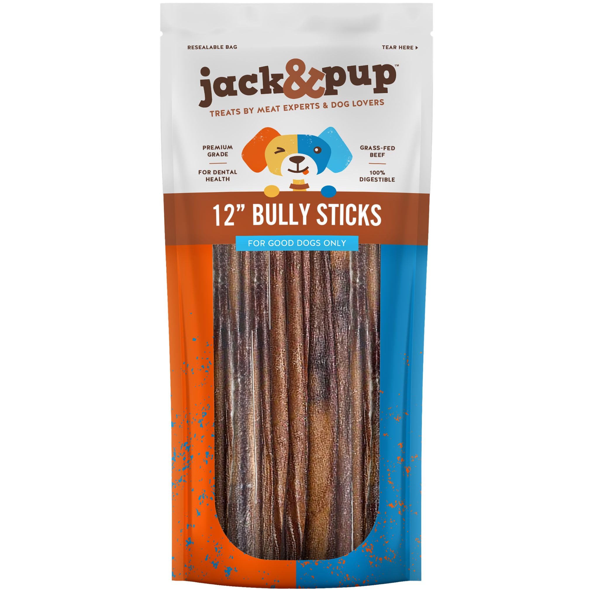 Braided Bully Sticks For Dogs - Premium All Natural Long Twisted Beef Pizzle Dog Chew Treats Grain Free Fully Digestible Rawhide Alternative 9 Inch 5 Pack