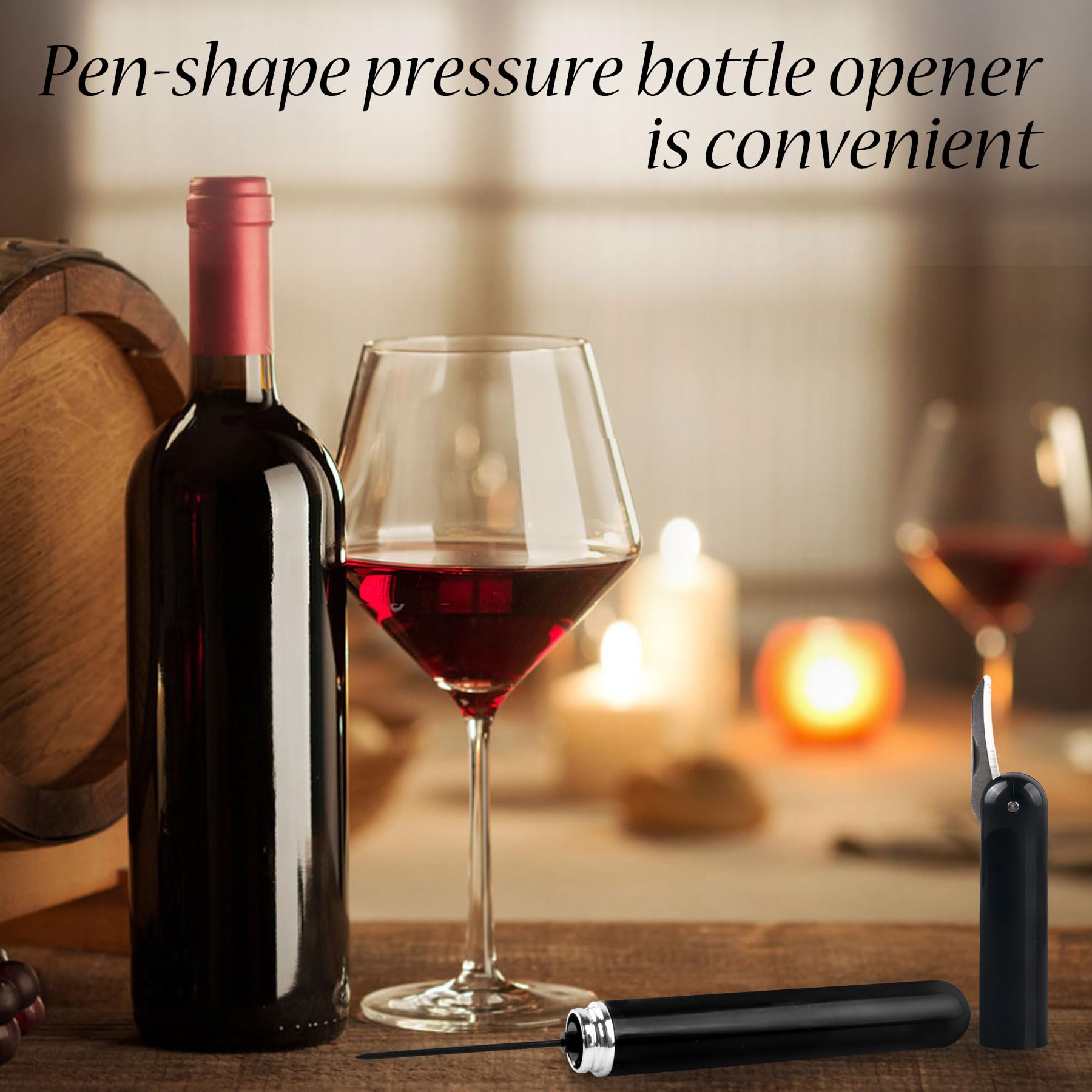Sacacorchos Presión Para Vino, Abrebotellas de Aire, Set Regalo