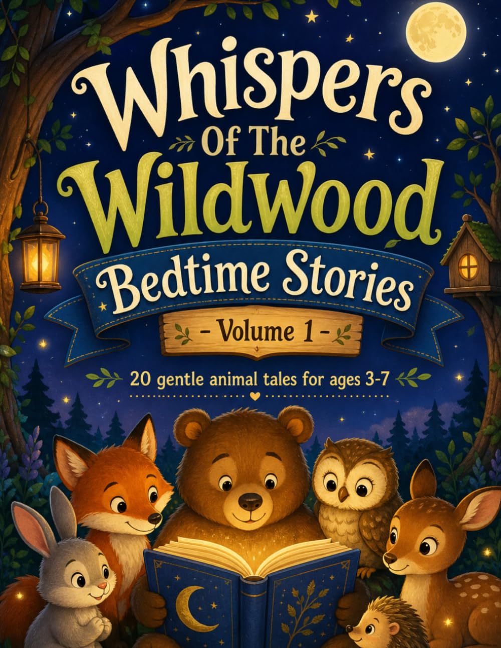 Whispers Of The Wildwood Bedtime Stories - Volume 1: 20 Gentle Animal Tales for ages 3-7