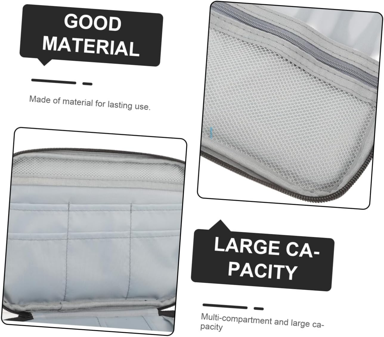 Wire Loop Knitting Needle Storage Bag, Organizer Large Capacity