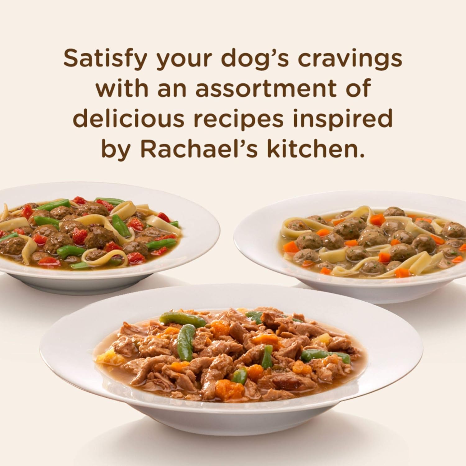 Rachael Ray Nutrish Grain Free Wet Dog Food Three Flavors Variety Pack, Case of 8 OZ Trays