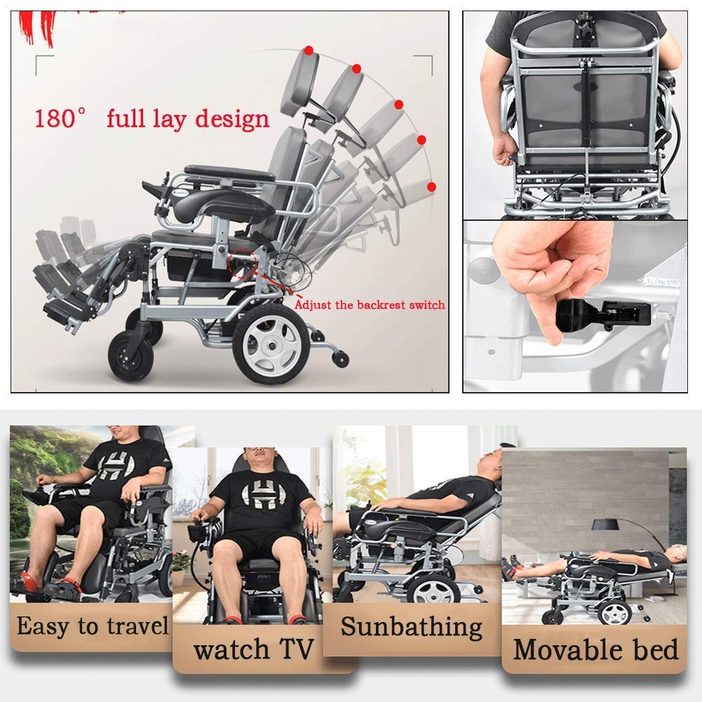 Amazon | トイレ、トレイテーブル、ポータブル電動車椅子を折りたたみ