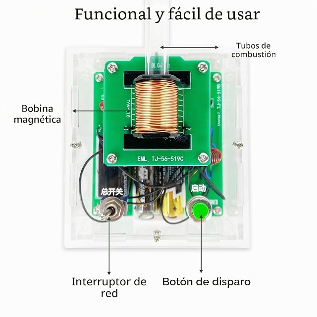 Foto 3 de 7 de Eiele - Transmisor electromagnético electrónico de soldadura, kit de construcción DIY creativo juego…