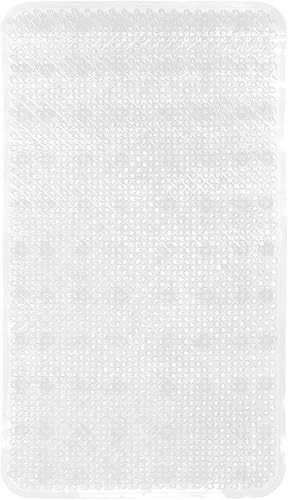 Miniatura 4 de Home Expressions - Tapete de baño de PVC con textura de césped de 25 x 14 pulgadas (transparente)