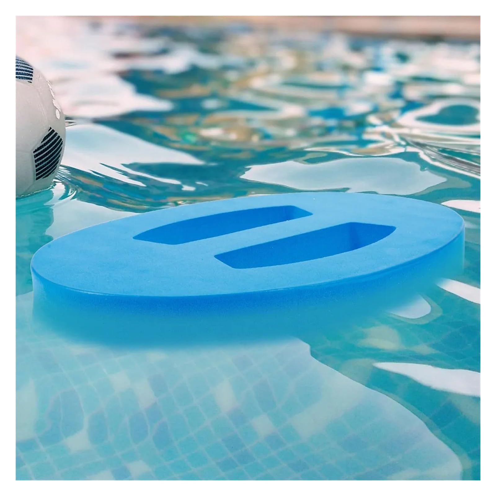 Genérico Tabla de natación Flotante for Adultos, 1 par, Kickboard, Entrenamiento, Ejercicio en Piscina, Agarre Mano for Principiantes