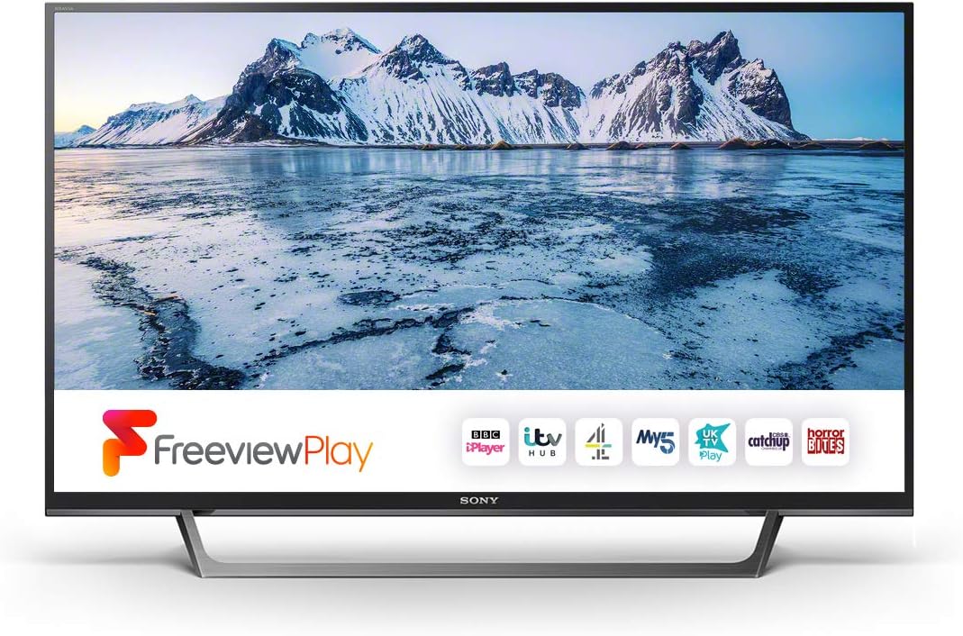 Sony Bravia KDL32WE613 (32-Inch) 1080p HD Ready HDR Smart TV (X-Reality PRO, Slim and streamlined design) - Black, 2017