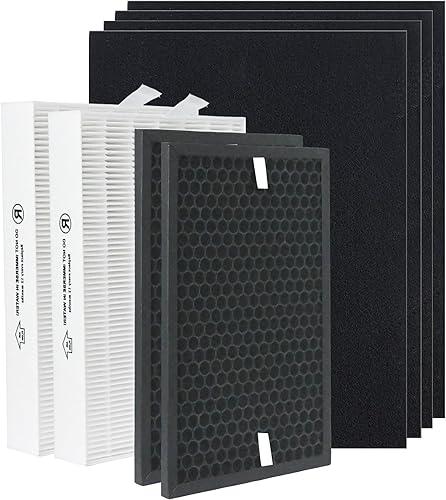 HPA5200B - Filtro de repuesto True HEPA compatible con purificadores de aire Honeywell InSight HPA5200B HPA5250, PowerPlus HPA3200, reemplazo HRF-R2