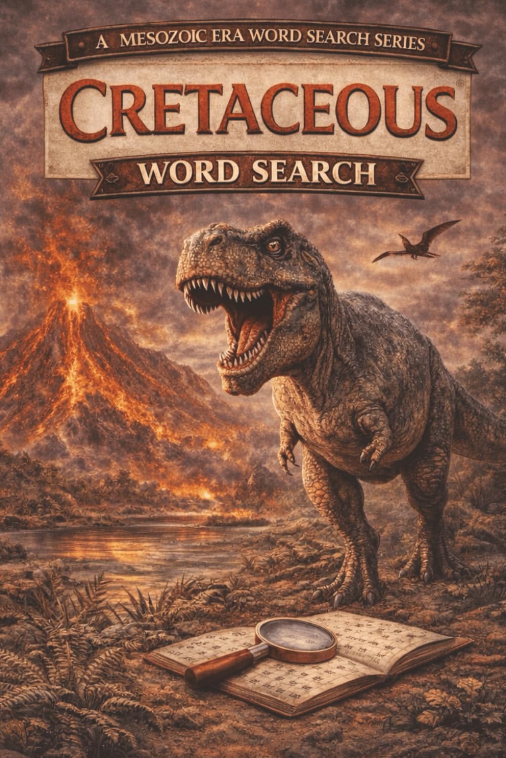 A Mesozoic Era Word Search Series - Cretaceous Word Search: Uncover Iconic Dinosaurs, Flowering Plants, and the Events That Changed Earth Forever