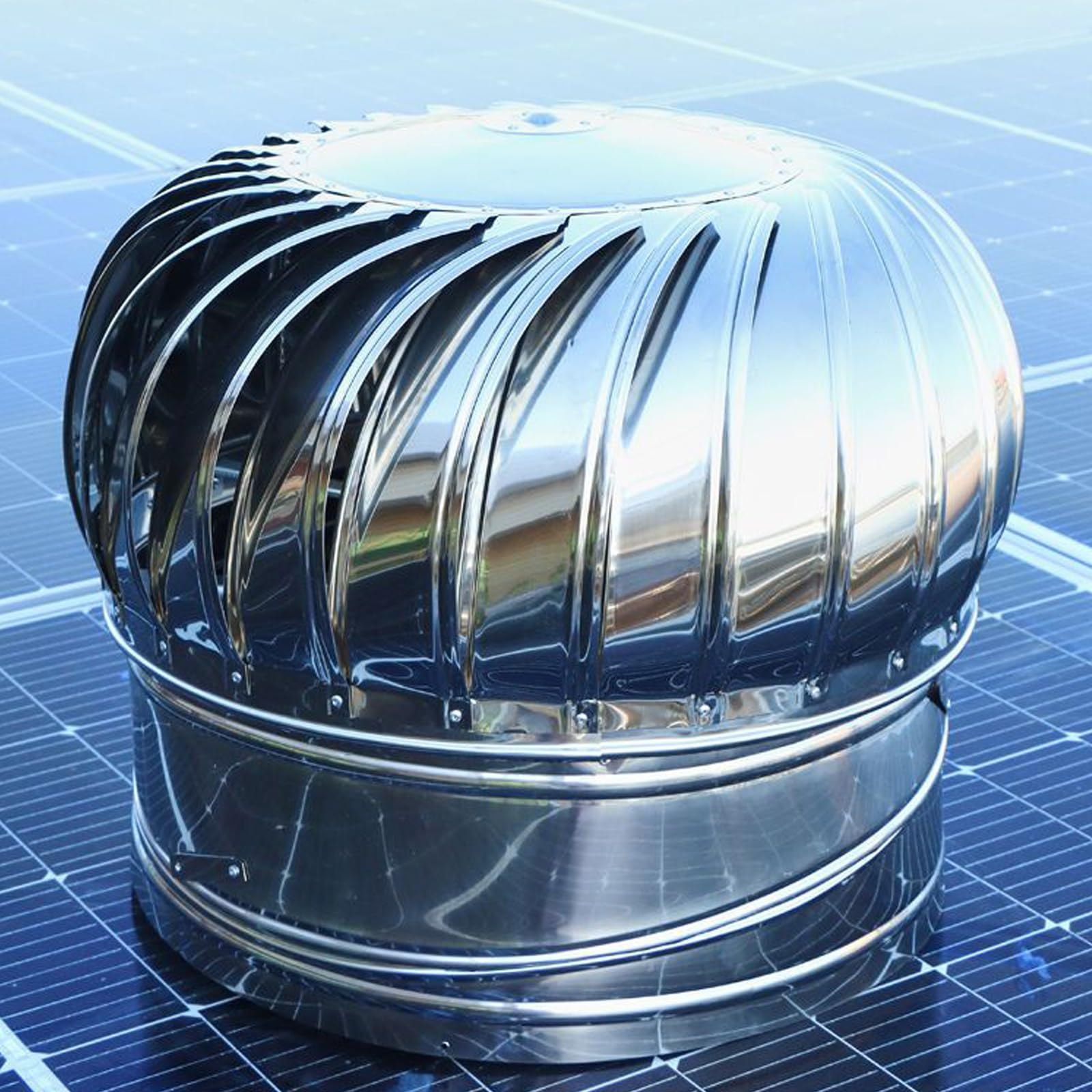 Turbines Ventilator, Roof Vent Cap Attic Fan, Efficient Ventilation, 6in, 10in, 14in, Fireplace Chimney Caps, for Houses Farms Factories(150mm/6in)