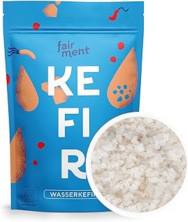Original Wasserkefir Kristalle Starterkulturen für unendlich viel Wasser-Kefir mit Anleitung und Erfolgsgarantie von Fairm...