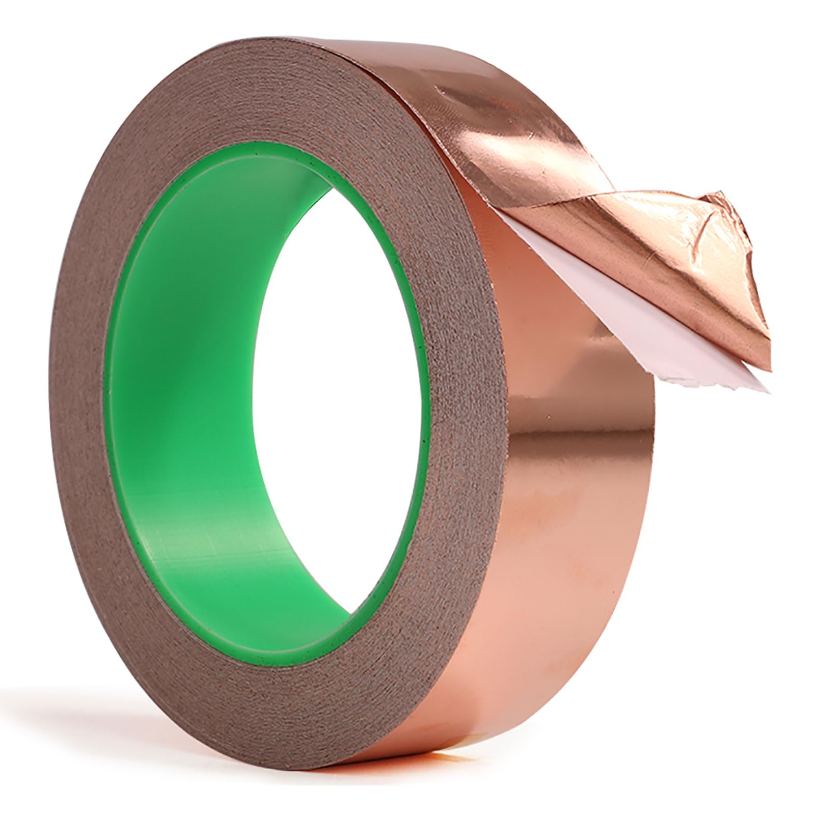 COYOUCO Copper Foil Tape,with Conductive Adhesive,for Guitar and EMI Shielding,0.06Mm Thick 25M Length 3-10Mm Width,10mm