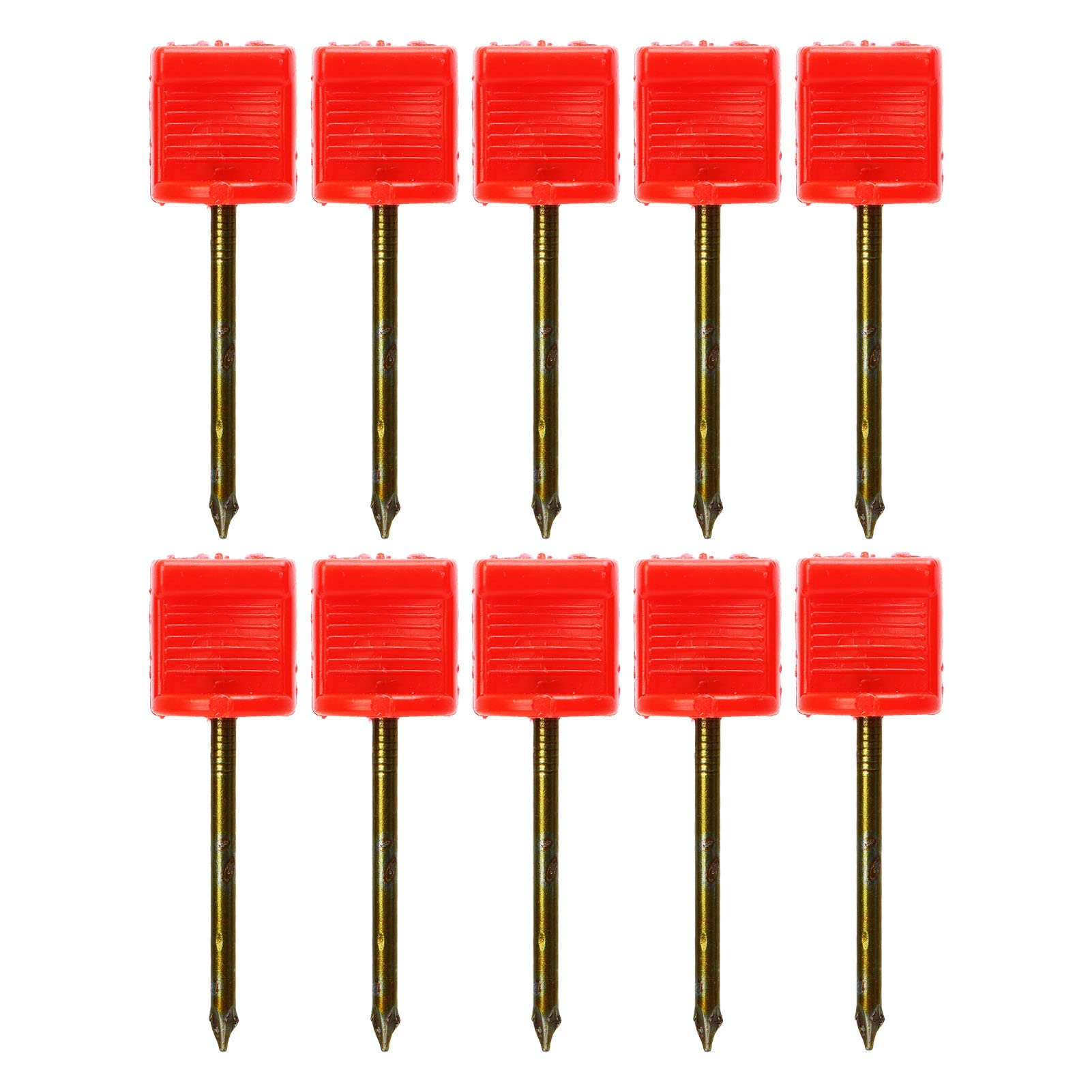 Lot 10 Épingles Cible Tir à L’Arc 5/16" – Acier Manganèse Robuste – Fixation Solide Pour Cibles Papier, Mousse Ou Paille