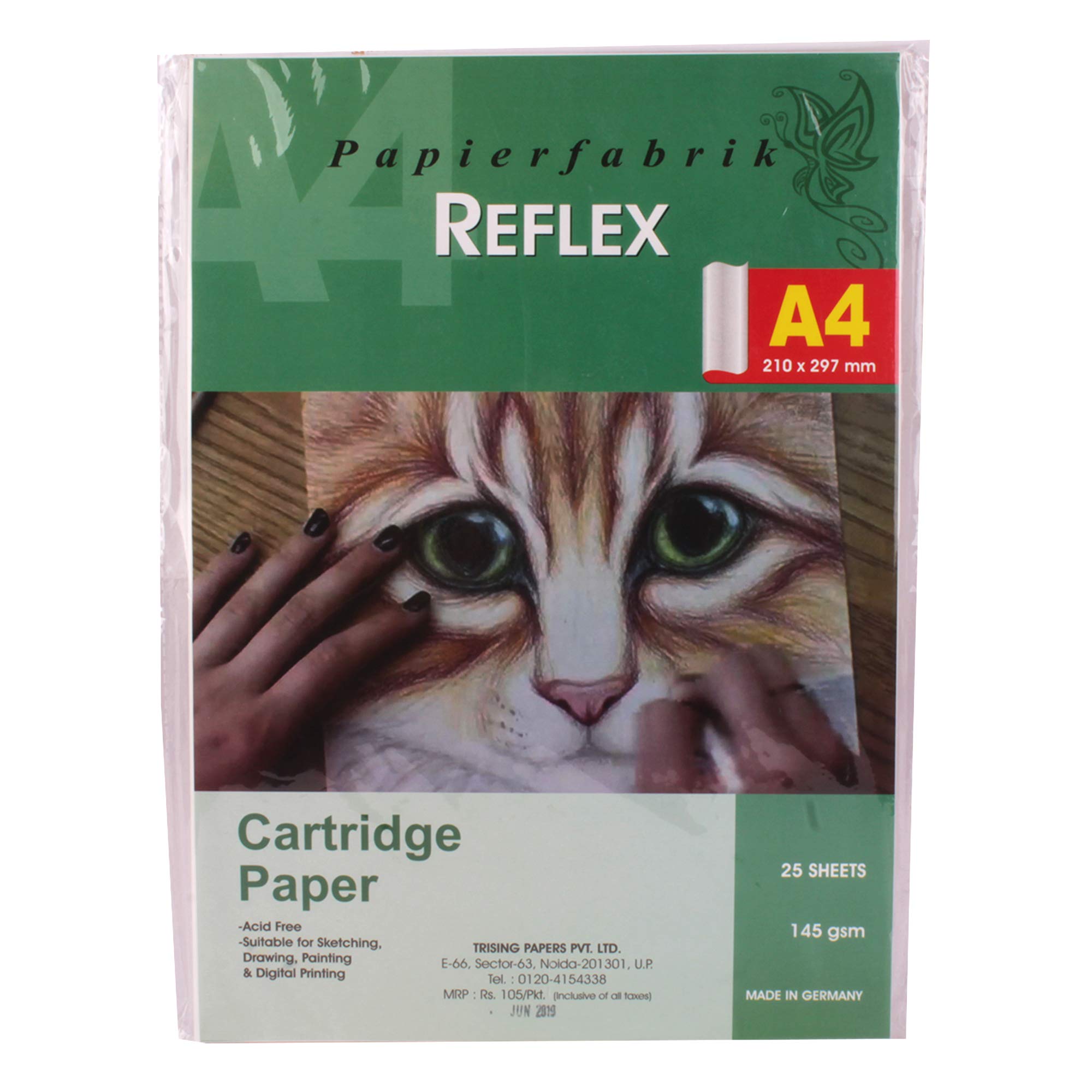 KLAAUS REFLEX Cartridge Sketch sheet 145gsm ;A4(210x297mm); 1x25sheets/pkt loose (B07THHVGT6) Amazon Price History, Amazon Price Tracker