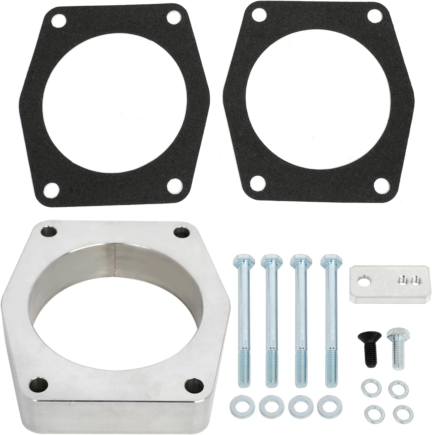 Throttle Body Spacer Throttle Plate Compatible 2007-2013 for Cadillac for Escalade | 2007-2013 for Cadillac for Escalade ESV Replace Throttle Body Spacer 006