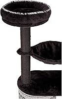 Vista 6 de TRIXIE Giada Cat Tower Scratching Post, condominio con cojín extraíble, hamaca, plataforma superior para cama de 28.66 libras