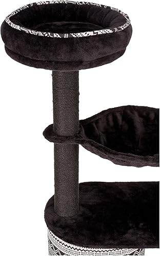Miniatura 6 de TRIXIE Giada Cat Tower Scratching Post, condominio con cojín extraíble, hamaca, plataforma superior para cama de 28.66 libras