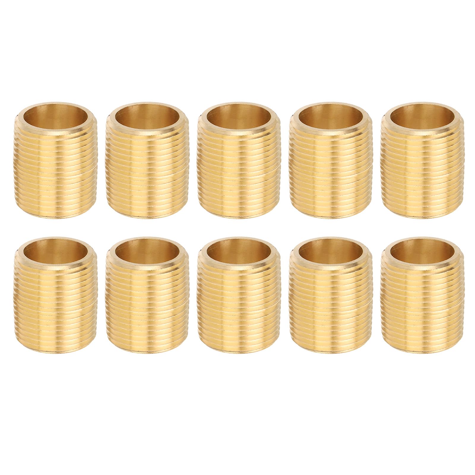 Raccord en laiton 3/4" NPT male droit filete double nipple ferme lot de 10