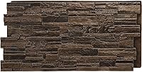 Vista 41 de Ekena Millwork - Panel lateral de piedra de imitación apilado en cascada