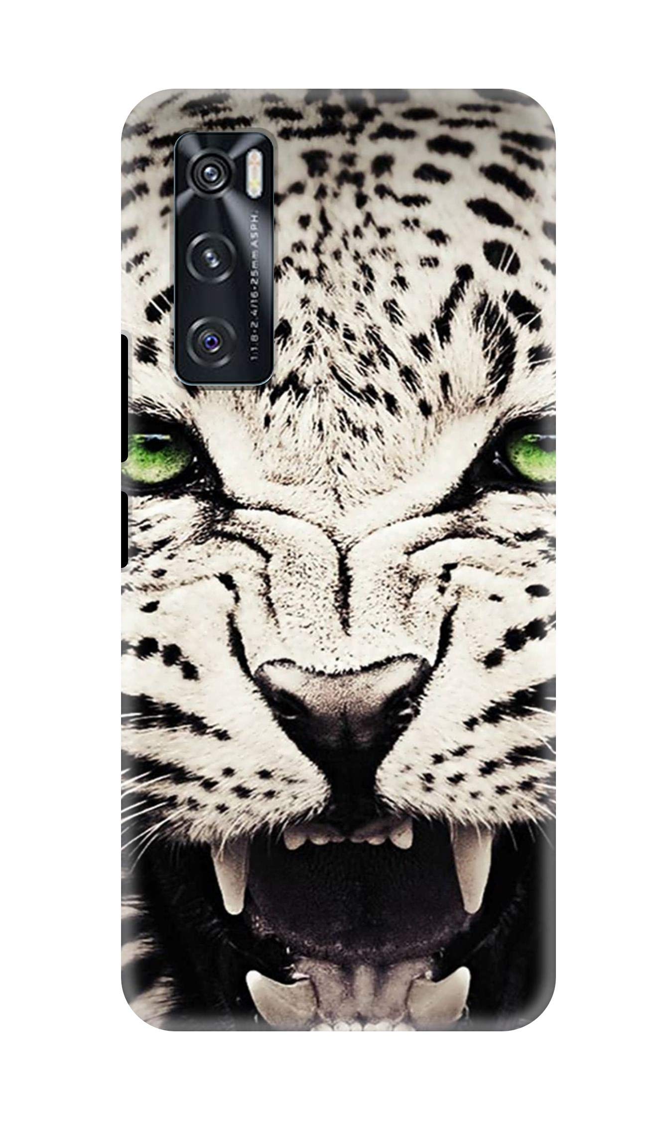 NDCOM for VIVO V20 SE Back Cover Cheetah Printed Hard Case