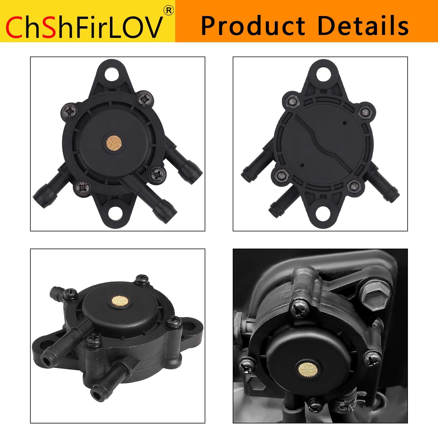 49040-2075 Fuel Pump 49040-7001 & 49019-0027 Fuel Filter for Lawn Mower kawasaki FH721V FH680D FH680V FH721D FH381V FH770D FD731V FX730V FX751V FX801V FX850V