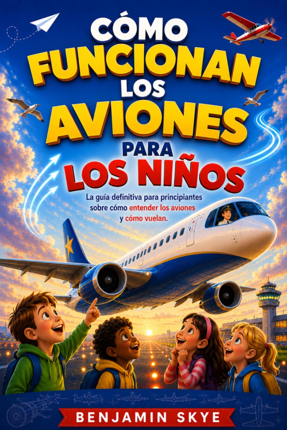 CÓMO FUNCIONAN LOS AVIONES PARA LOS NIÑOS: La guía definitiva para principiantes sobre cómo entender los aviones y cómo vuelan.