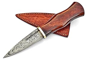 Scottish Dirk SGIAN DUBH Dagger: Hand-Forged Damascus Steel for a Legendary Edge
