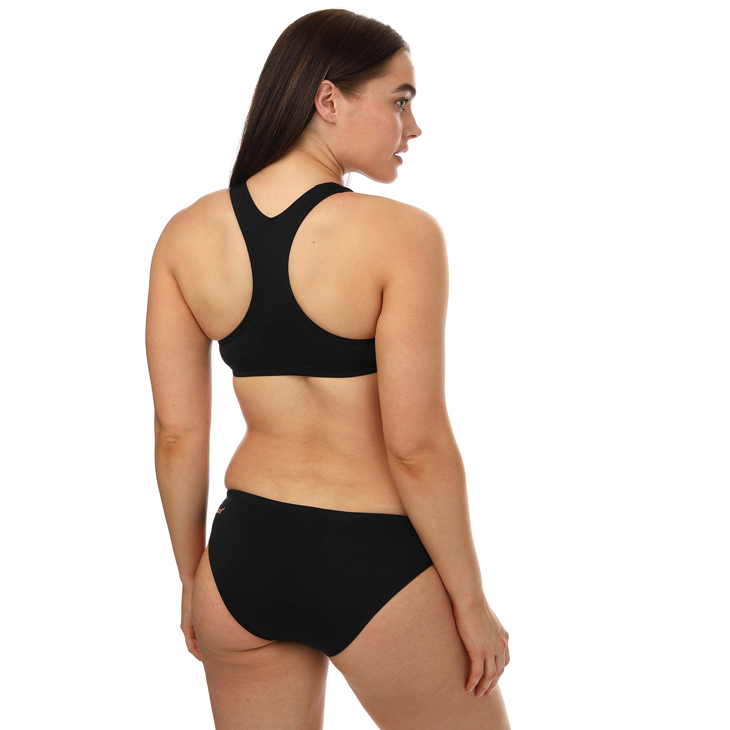 Speedo Damen Platzierung Bikini in Schwarz