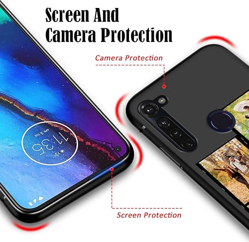 Vista 217 de Funda personalizada para Motorola Moto G Stylus 2021 con nombre de foto, texto y foto, GStylus personalizado -21 funda suave y fina (negro) de 6.8