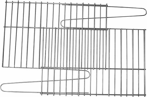 GrillPro 91250 Rejilla ajustable de ajuste universal, color plateado