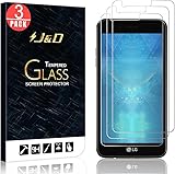 JD Compatible para 3 Paquetes LG Phoenix 3 Protector de Pantalla, [Cristal Templado] [NO Cobertura Completa] HD Claro Vidrio Bal?stico Protector de Pantalla para LG Phoenix 3