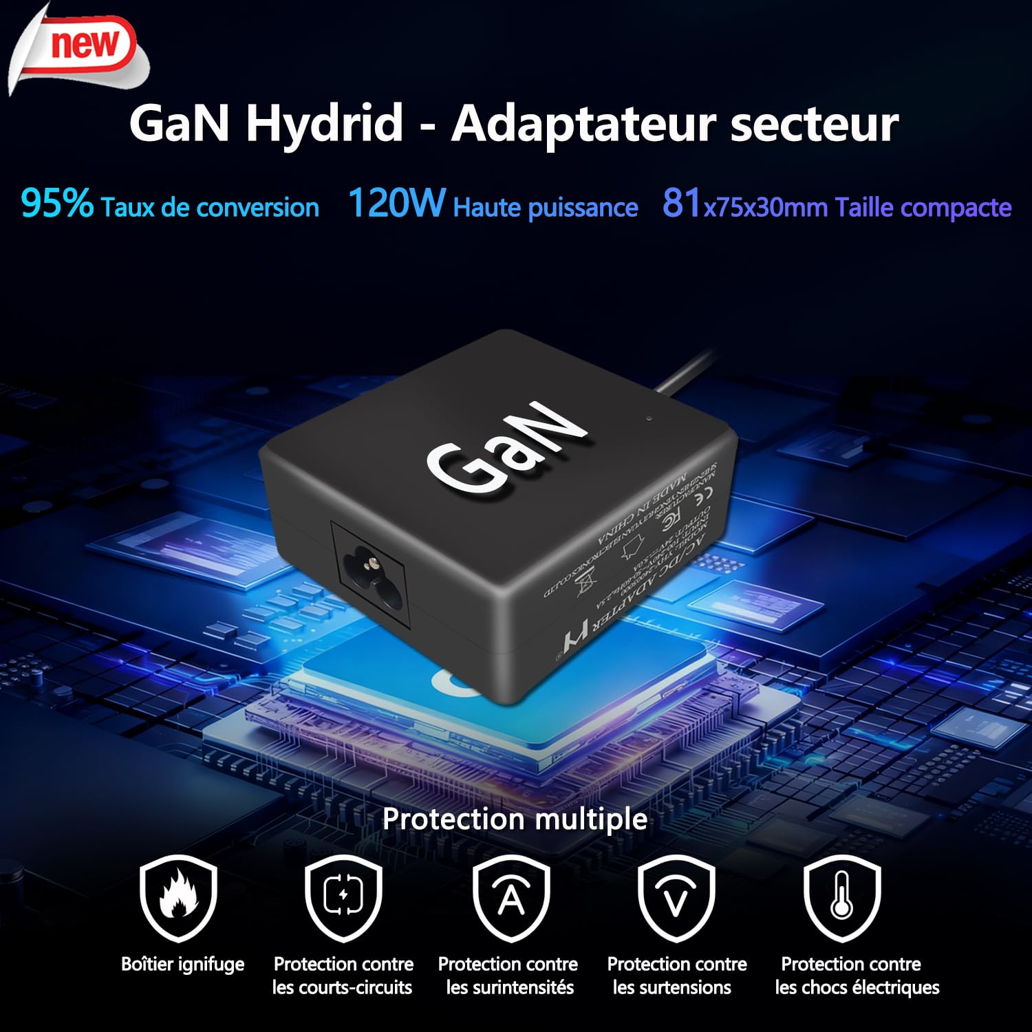 PopBloom RL115 WiFi Éclairage LED Pour Aquarium Récifal 120W, APP Programme Rampe LED Aquarium Eau de Mer Spectre Complet pour Aquarium de Corail, L'APP prend en charge le français