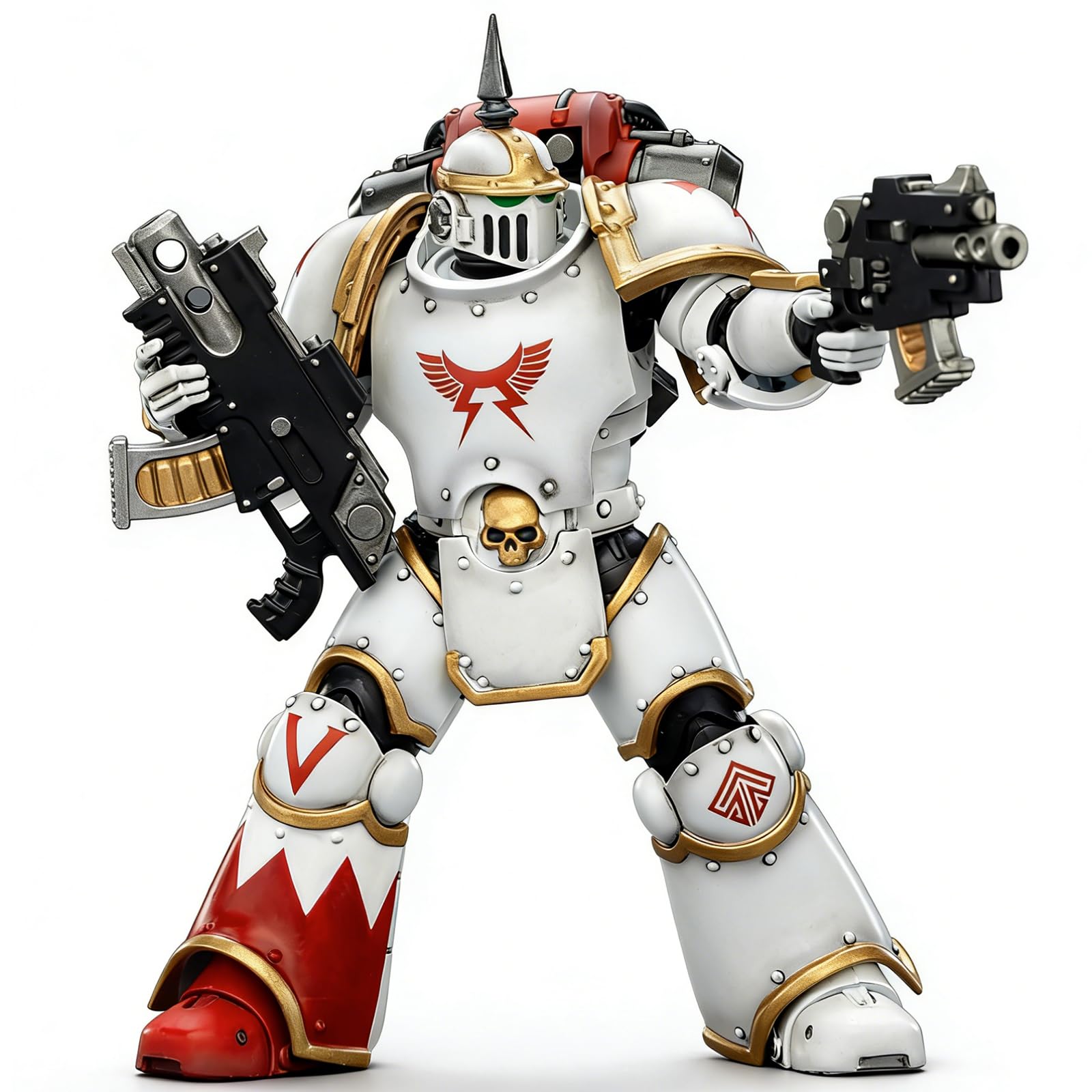 JOYTOY Warhammer 40k Horus Heresy, White Scars MKIll Tactical Legionary 1/18 Action Figure Collect And Display Model