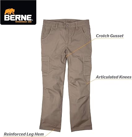 Berne Men's Torque Ripstop Cargo Pant 