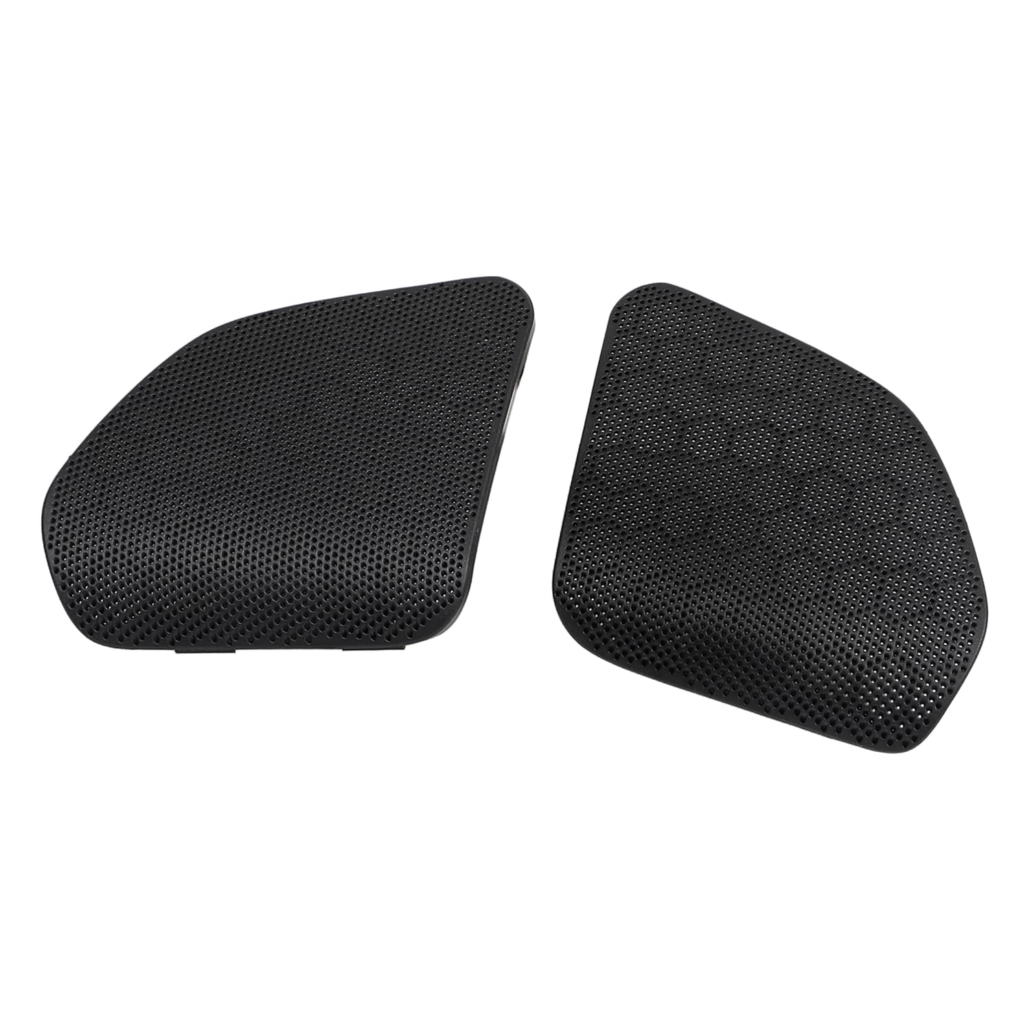 motocicleta izquierda derecha ABS plástico negro protector de altavoz para H-onda Goldwing 1800 GL1800 ABS 2001-2005