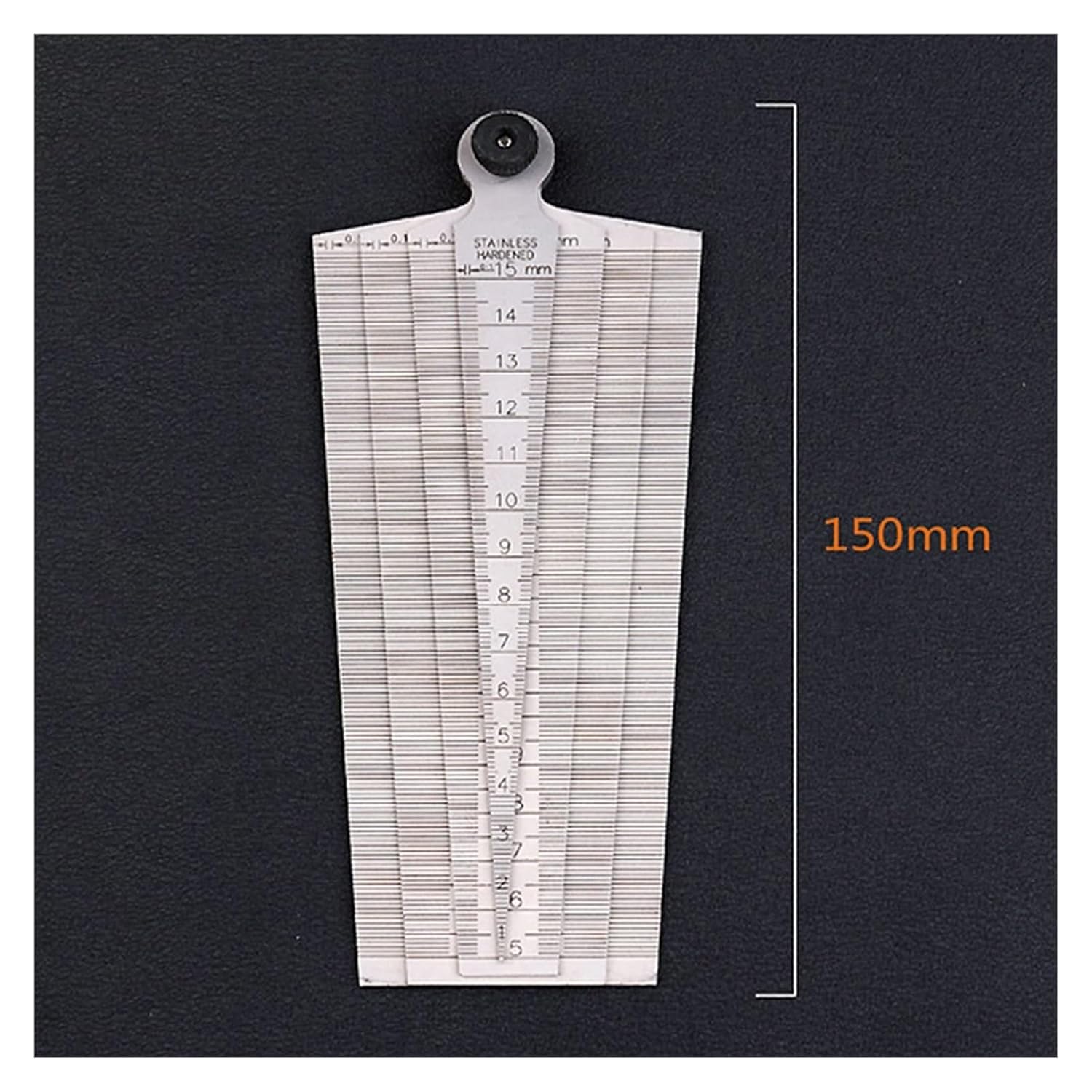 Stainless Steel Taper Feeler Gauge Set - Precision Thickness Measuring Tool for Spark Plug Gaps, Brake Bands, and Mechanical Clearances