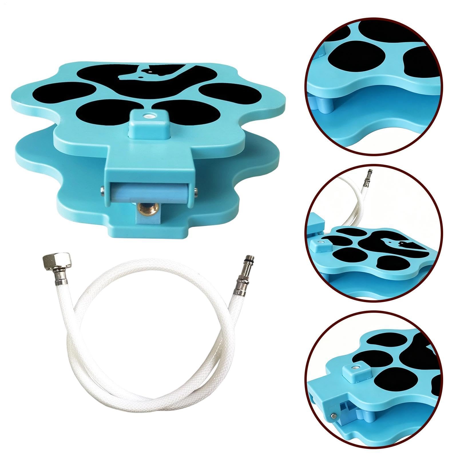 Hunde-Pedal-Sprinkler – 600 g lustiger interaktiver Feuchtigkeitsspender | Outdoor-Wasserbrunnen für Hunde | Geeignet für mittelgroße bis große Welpen im Garten