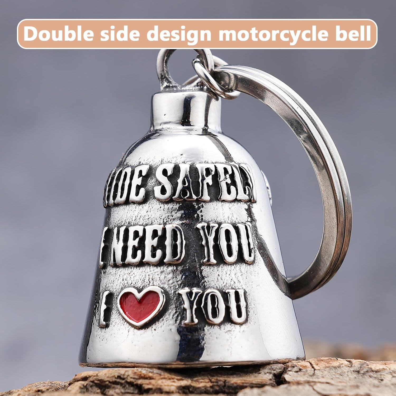 Motorcycle for Bells - Motorcycle Angel Bell for Men Women,Bell Biker Accessory,Guard Riding Safety thumbnail