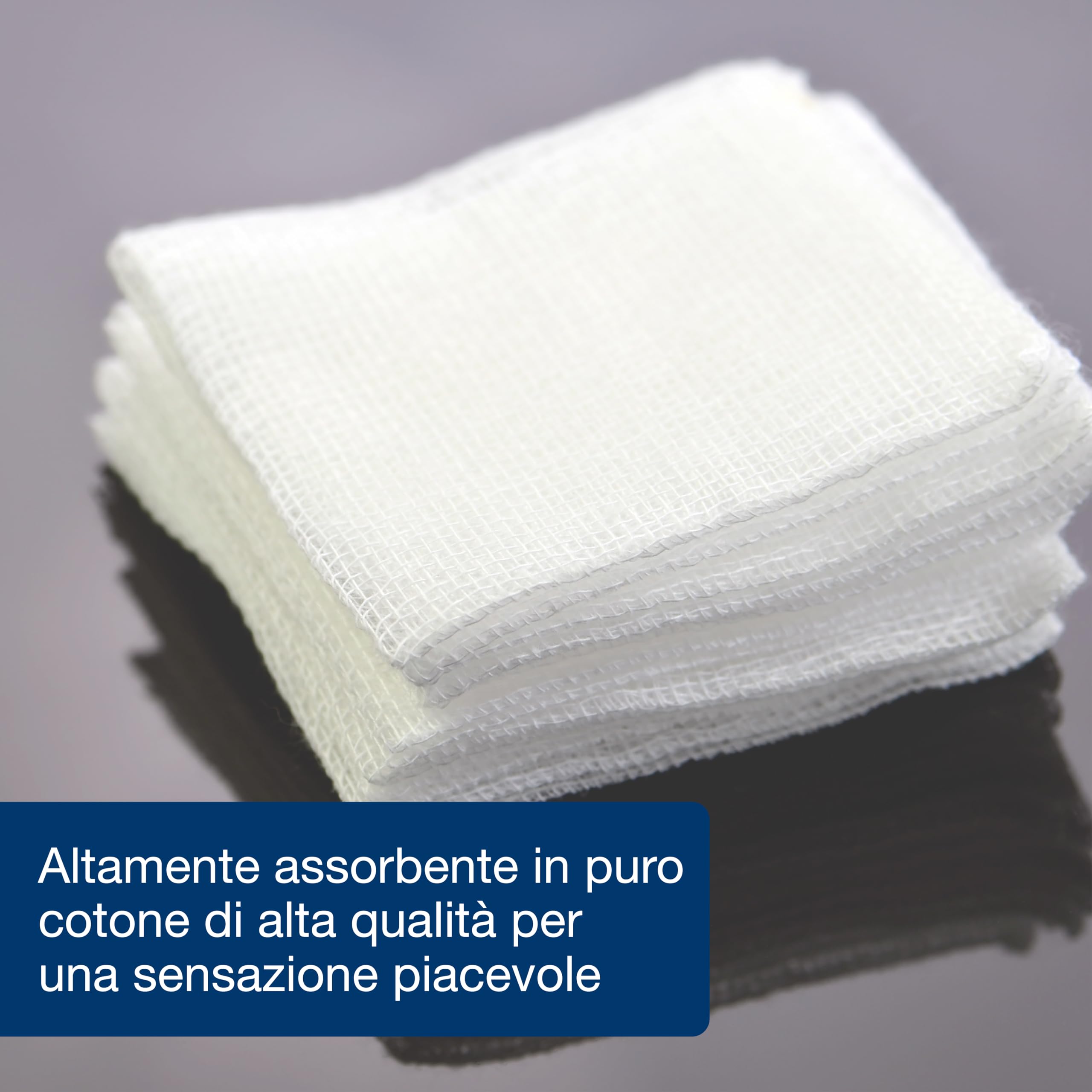 Gima 35007 tabletas gasa, algodón, 16 capas, 10 x 10 cm, 1000 unidades)