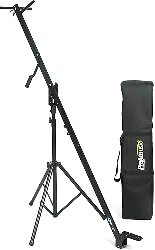 ProAm USA Orion DVC210 DSLR - Soporte de inclinación y bolsa para cámara de video DSLR - Grúa de cámara de aluminio para aviones - Soporte