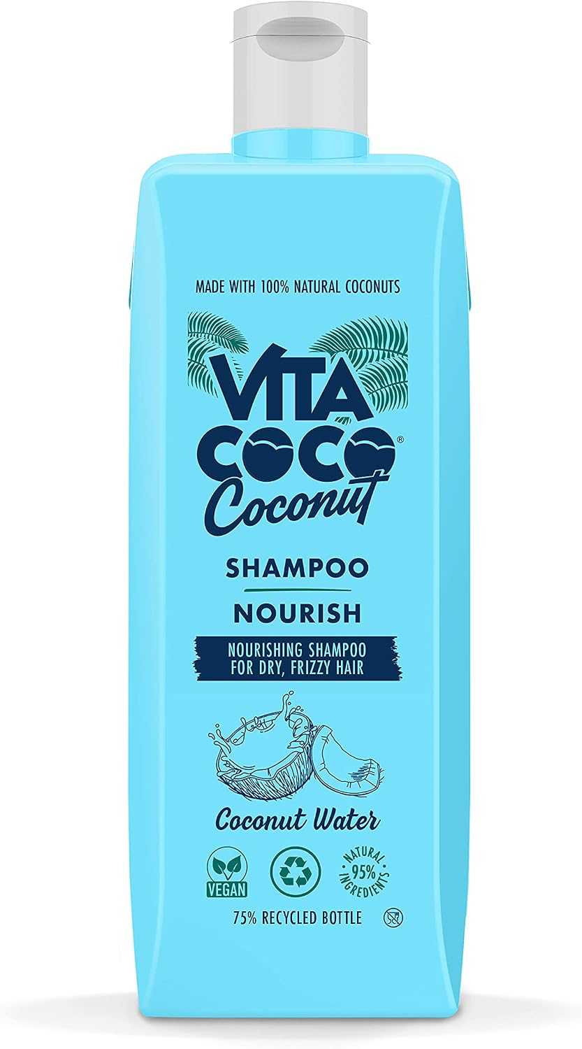 Vita Coco Nourishing Coconut Shampoo for Dry Hair (400ml) • Vegan Nourishing Coconut Care Shampoo to Moisturise Hair • Suitable for all hair types