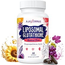 2400 mg Liposomal Glutathione, Pure Reduced L-Glutathione, 60 Softgels
