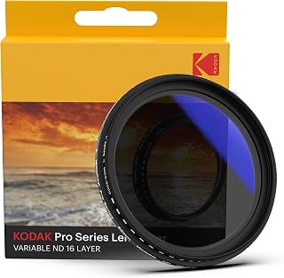 Kodak 82mm Camera Lens VND Filter Pro Series|11 Stops for ND2-ND2000|16 Layer Coating for DSLR Camera Lens Protection from... Price In India
