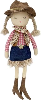 MON AMI Clementine The Cowgirl Doll, 15-Inch Soft Plush Stuffed Doll