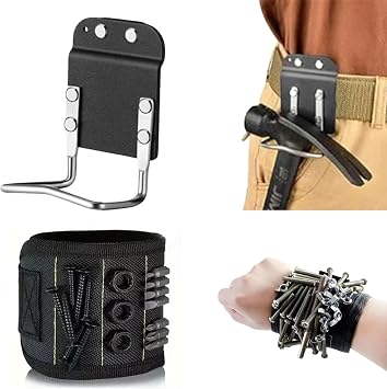 Hammer Holder,Hammer Holder for Belt,Hammer Holster,Compatible with Claw Hammer, Hatchet and Mallet