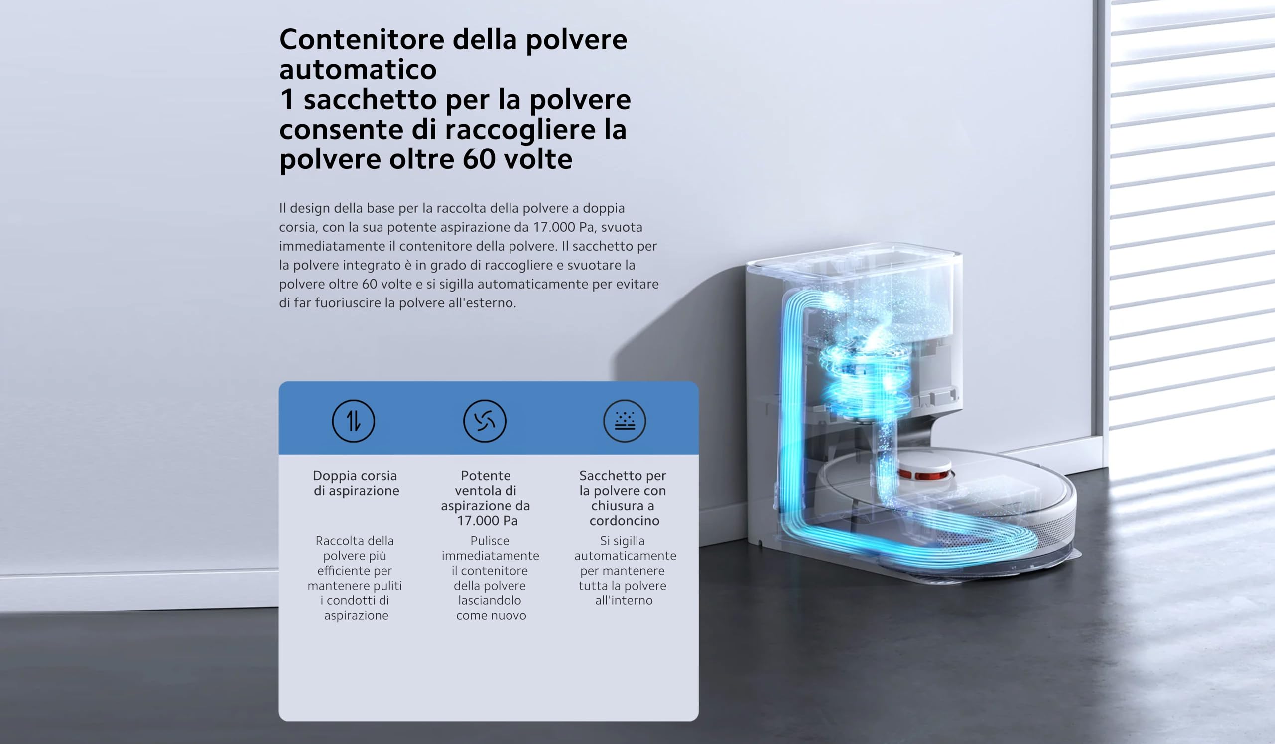 XIAOMI Robot Vacuum X10 - Robot Aspirador y fregasuelos con Sistema Inteligente de navegación láser (LDS), succión de 4000 Pa, Base de autovaciado, 5200 mAh, Blanco (Versión ES + 3 años de garantía)