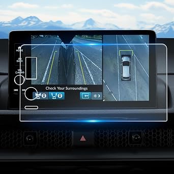 For Matte Anti Glare Tempered Glass 2023 2024 2025 Honda CRVHybrid/EX-L/Sport/Touring/EFCEV&2026 CRVSport Touring HybridSong Navigation Buttons 3 Holes 9 Inch Touchscreen Screen Protector