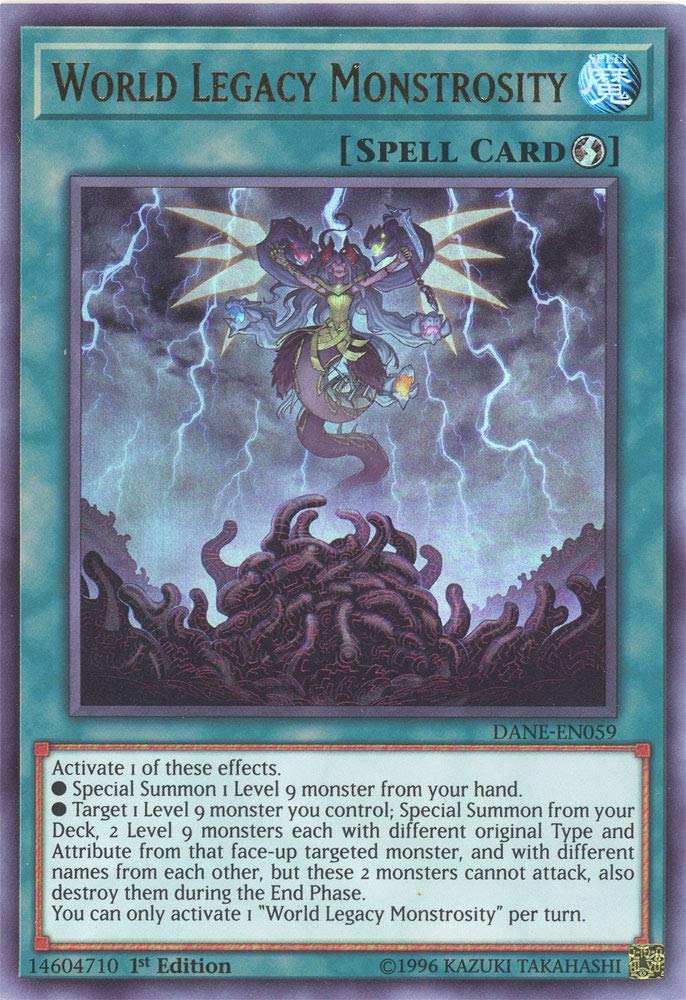 Amazon.com: Yu-Gi-Oh! - World Legacy Monstrosity - DANE-EN059