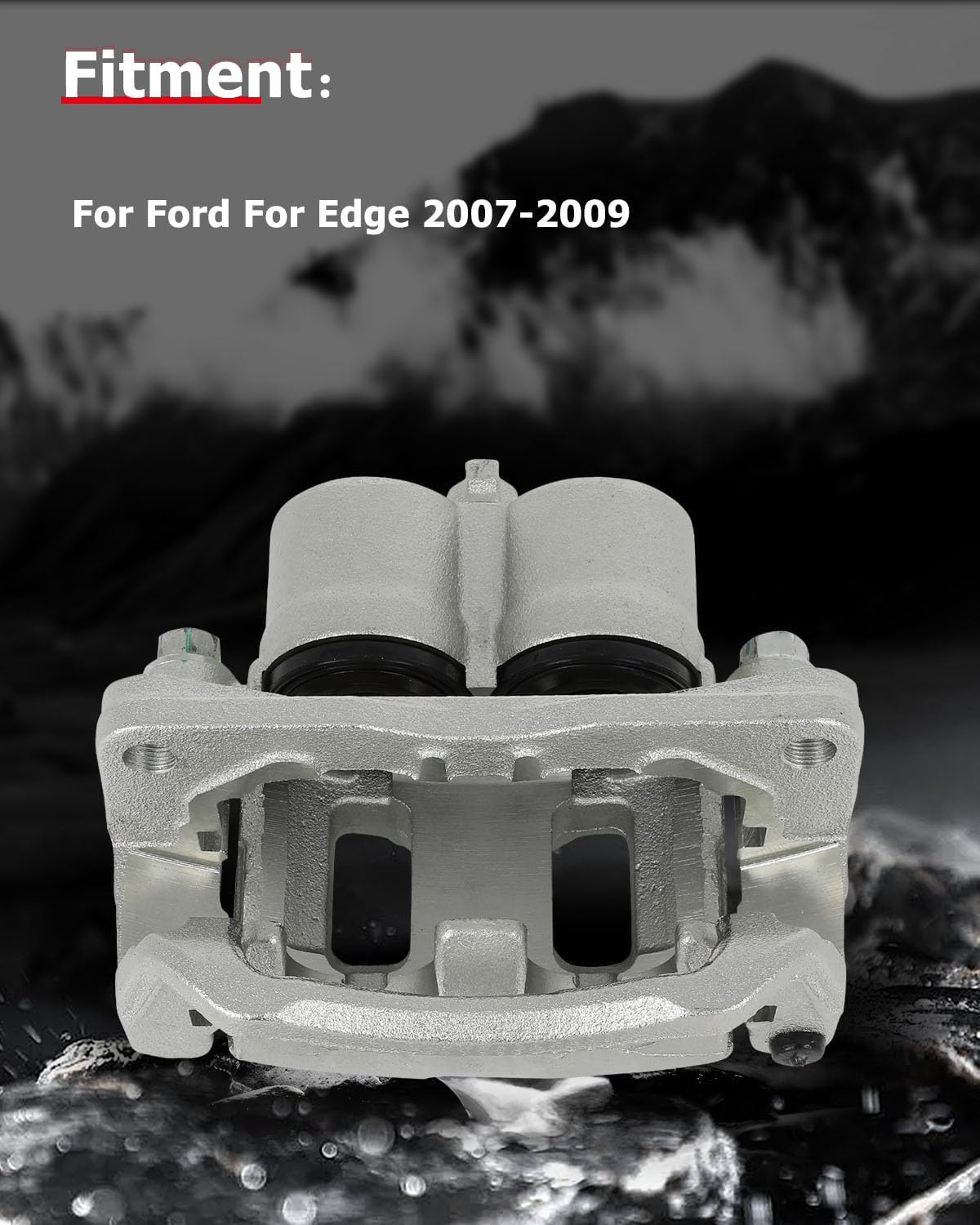 cciyu Front Left Brake Caliper Assembly w/Bracket 18B5026 2007 2008 2009 For Ford For Edge
