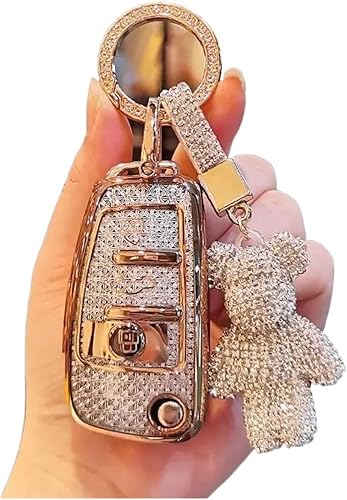 Miniatura 2 de Funda para llave de coche compatible con Audi A1 A3 A4 A5 A6 C7 A7 S3 S7 S8 R8 8P Q2 Q3 Q5 Q7 Q8 SQ5 TT RS3 RS6 Accesorios de soporte (Color A Style