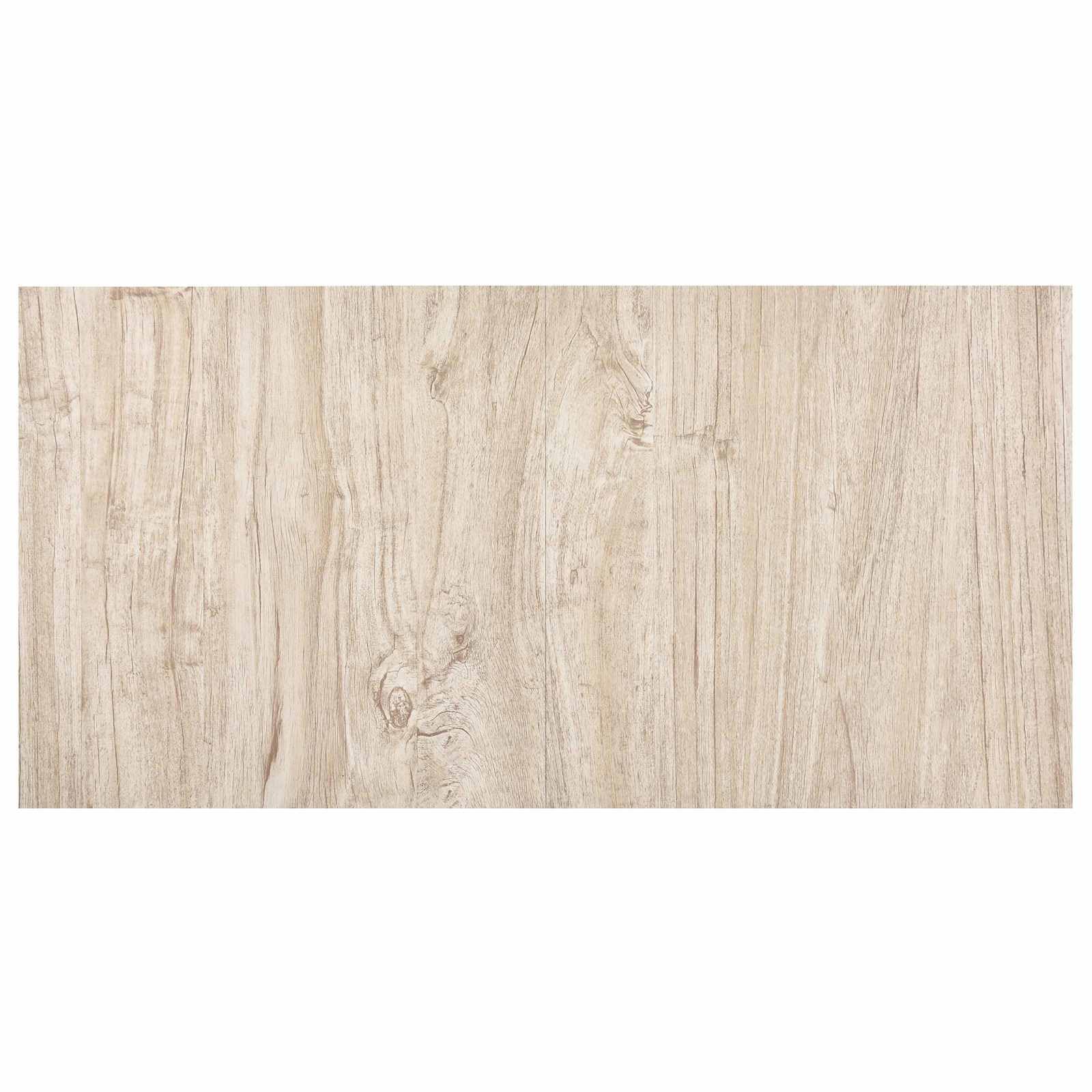 Samoprzylepne płyty podłogowe PCW białe i w kolorze drewna 5,11 m², 55 sztuk, 30,5 x 30,5 x 0,15 cm, do wykładzin podłogowych, płytek winylowych do renowacji wewnątrz